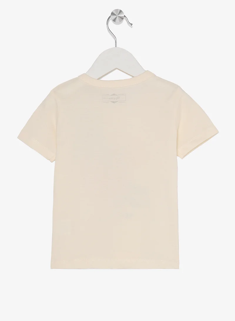 ريبلز مع نمشي Boys Tee With Shorts Set