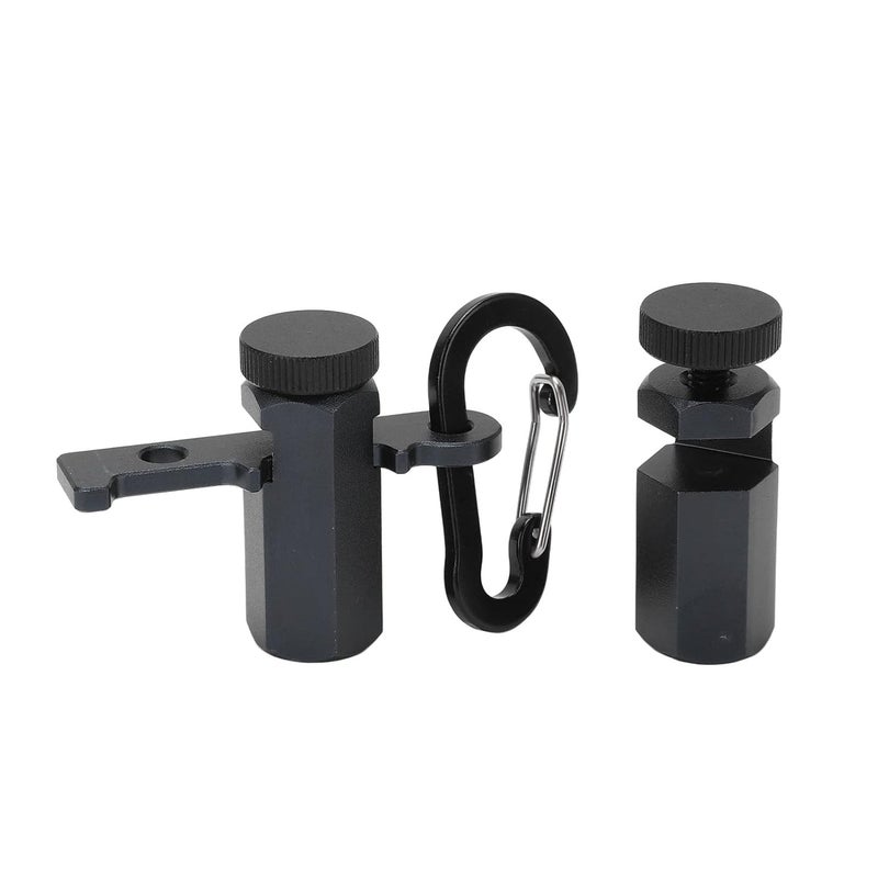 Black Aluminum Alloy Stair Hex Flat Thumb Screw For Framing And Rafter - Image 1