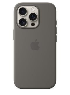 Techie Apple iPhone 16 Pro Silicone Case with MagSafe – Stone Gray  - Image 1