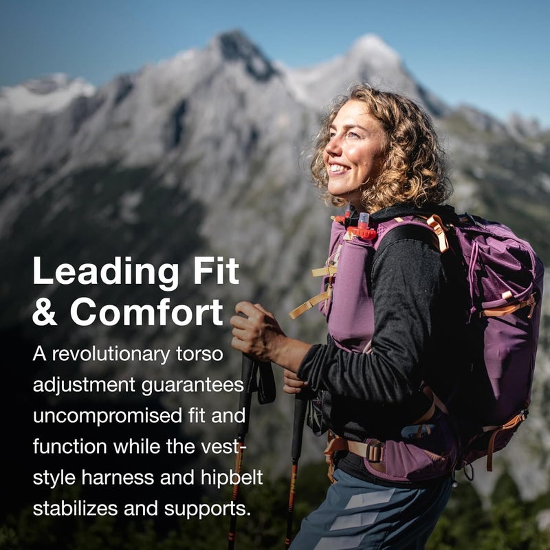 Osprey Tempest Velocity 30L Women's Hiking Backpack - Pashmina/Melon - Image 4