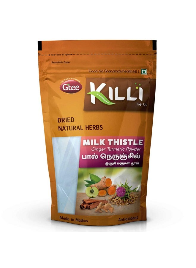 KILLI Milk Thistle Ginger Turmeric Cinnamon Amla Powder, 100G  - Image 1