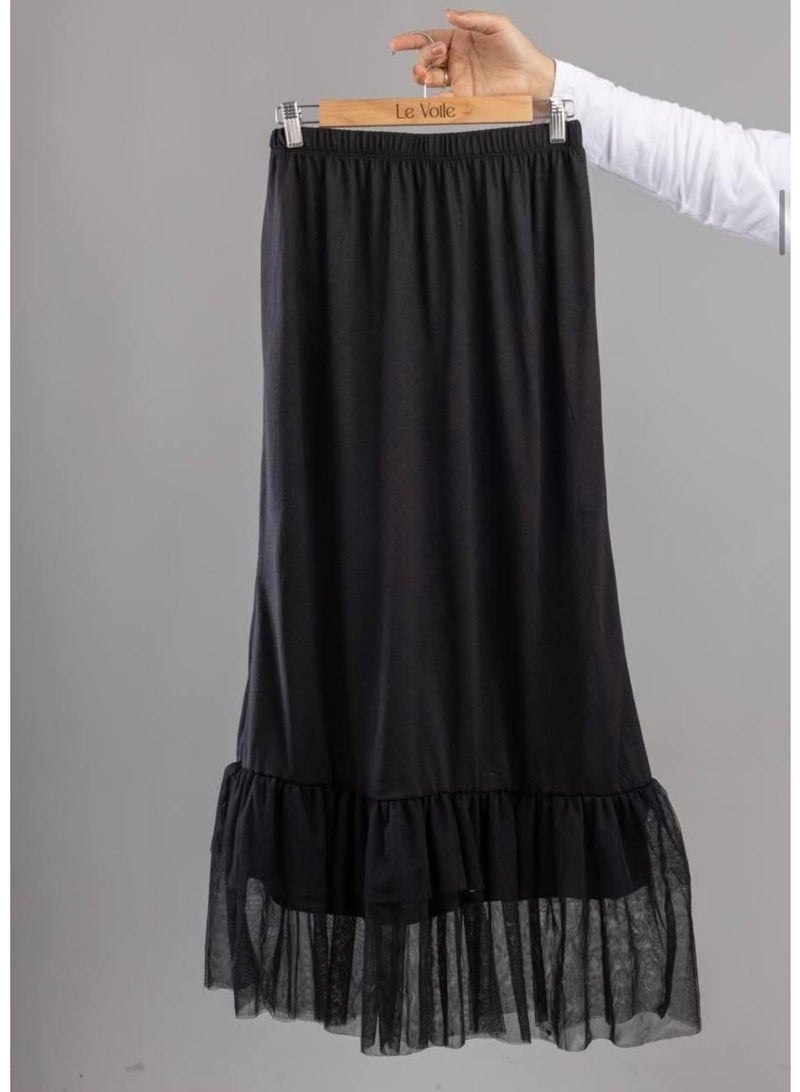Dress Extension -tulle-black
