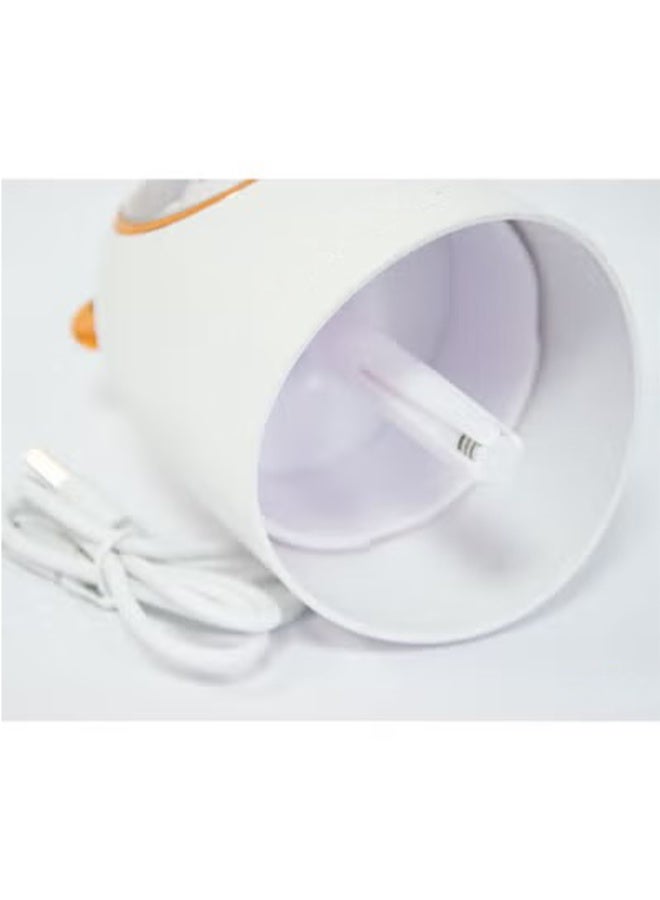مرطب هواء صغير بالموجات فوق الصوتية سعة 200 مل - مرطب هواء هادئ مزود بإضاءة LED للمنزل وغرفة الأطفال، مرطب هواء محمول يعمل بمنفذ USB مع أوضاع رش متعددة وتصميم أنيق - مثالي لغرفة النوم والمكتب والسفر - Image 4