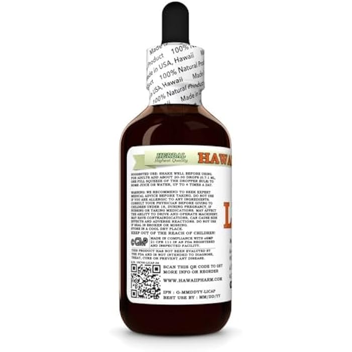 Hawaii Pharm Lime (Citrus Aurantifolia) Dry Peel Glycerite, All Natural, Vegan, Lab Tested Alcohol-Free Liquid Extract - 2 fl.oz - Image 3