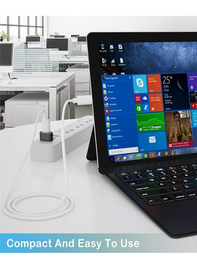 USB to USB C Adapter 4 Pack,iPhone 16 16e 15 Pro Max Charger Adapter 3Pack,USBC Female to USB A Male,Type C OTG Converter for Apple Watch iWatch 10 9 SE,AirPod,iPad Mini Air,Samsung Galaxy S25 S24 - Image 5