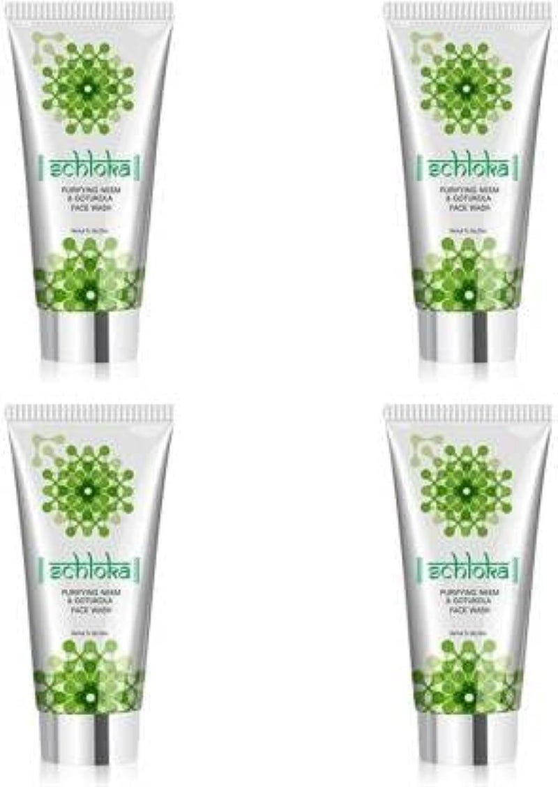 MODICARE SCHLOKA Purifying Neem & Gotukola (4*60 ml) Face Wash (240 g)