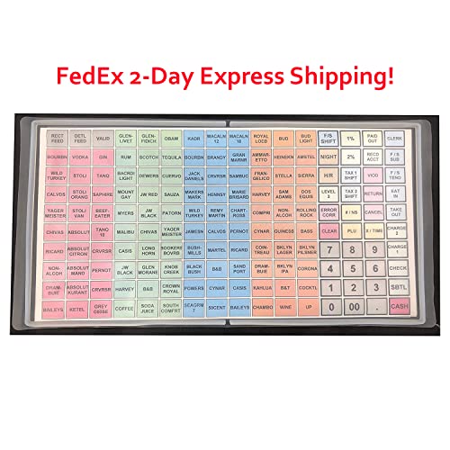 HK SYSTEMS SAM4s SPS 520, SPS 530 ER 5200M, ER 5200, Flat Cash Register Keyboard Cover Overlay Silicone Wet Cover - 1 Piece - Image 2