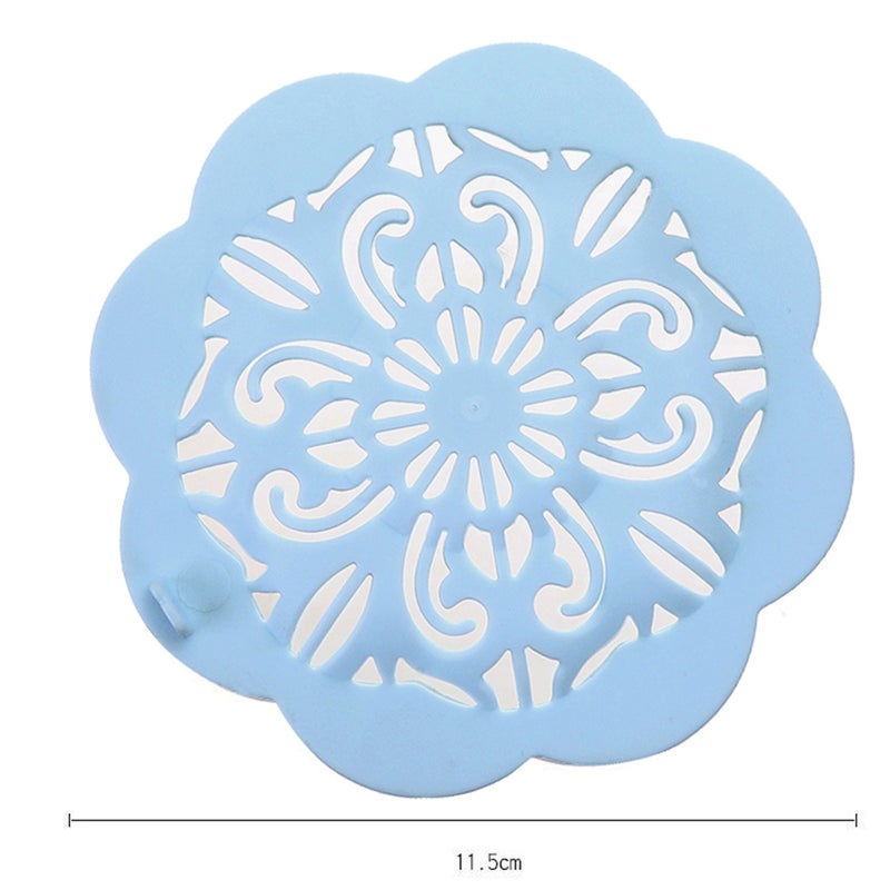 10 pcs Flower Shaped Floor Drain Cover Anti-blocking Sink Drain Cover Sink Strainer Plug Strainer Covering Pad for Home Kitchen ( ) - Image 5