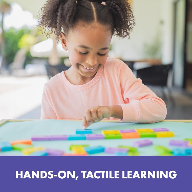 Educational Insights Phonics Dominoes â€“ Short Vowels - Manipulative for Classroom & Home, Set of 84 Dominoes in 6 Colors, Ages 6+ - Image 2