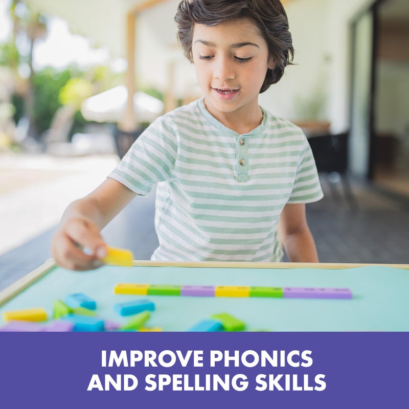 Educational Insights Phonics Dominoes â€“ Short Vowels - Manipulative for Classroom & Home, Set of 84 Dominoes in 6 Colors, Ages 6+ - Image 5