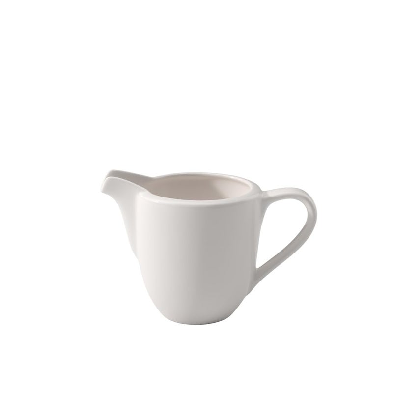 Villeroy & Boch For Me Creamer, 9.5 oz, Premium Porcelain, White - Image 1