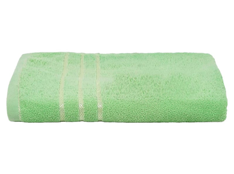 Kuber Industries Kuber Industries Super Soft, Fluffy, Absorbent Cotton Baby, Kids Bath, Face Towel Perfect for Daily Use, 19"x38"- Pack of 2 (Green & Peach)  - Image 2