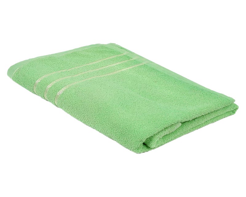 Kuber Industries Kuber Industries Super Soft, Fluffy, Absorbent Cotton Baby, Kids Bath, Face Towel Perfect for Daily Use, 19"x38"- Pack of 2 (Green & Peach)  - Image 4