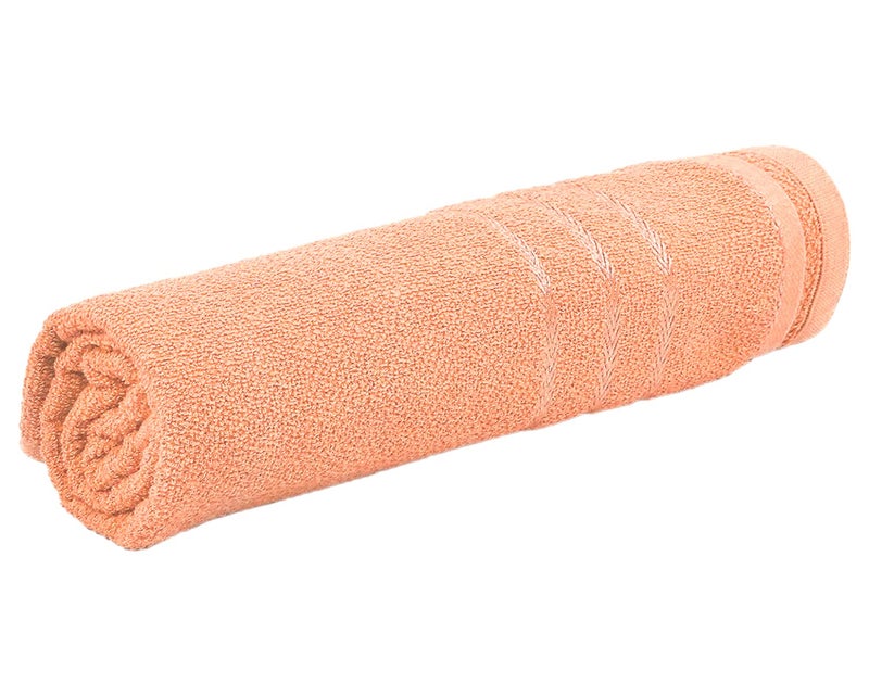 Kuber Industries Kuber Industries Super Soft, Fluffy, Absorbent Cotton Baby, Kids Bath, Face Towel Perfect for Daily Use, 19"x38"- Pack of 2 (Green & Peach)  - Image 3
