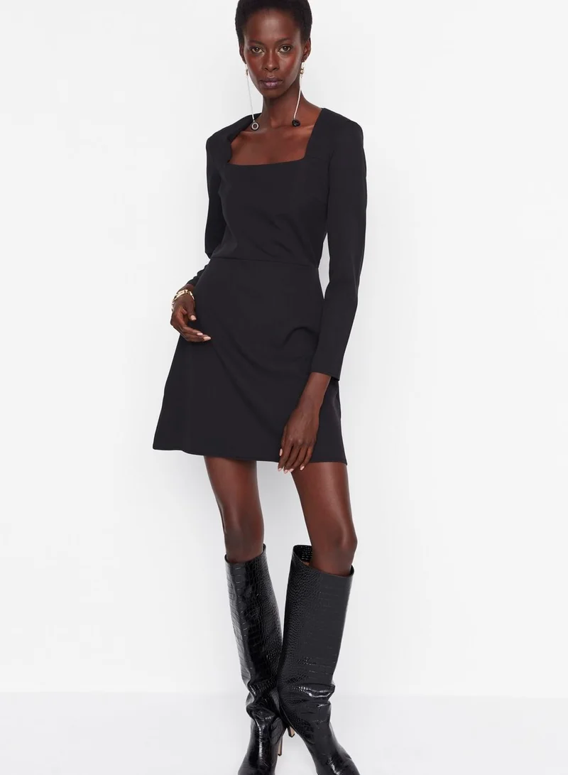 Trendyol  Square Collar Detailed Mini Dress for Women | Best Price UAE