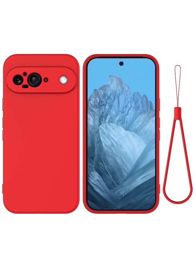 The Bros Phone Case For Google Pixel 9 Pure Color Liquid Silicone Shockproof Phone Phone Case - Image 1