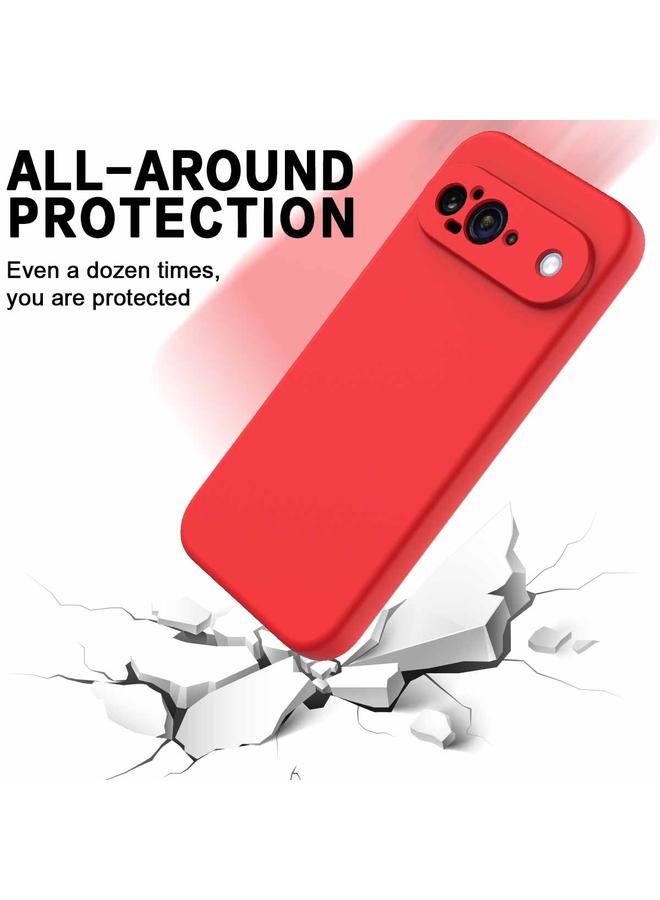 The Bros Phone Case For Google Pixel 9 Pure Color Liquid Silicone Shockproof Phone Phone Case - Image 5