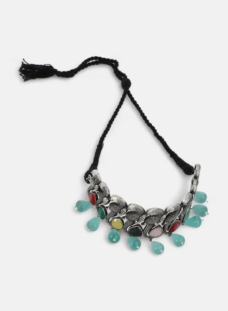 Sohi  Stone-Studded Antique Artificial Jewellery Set for Women | Best Price UAE