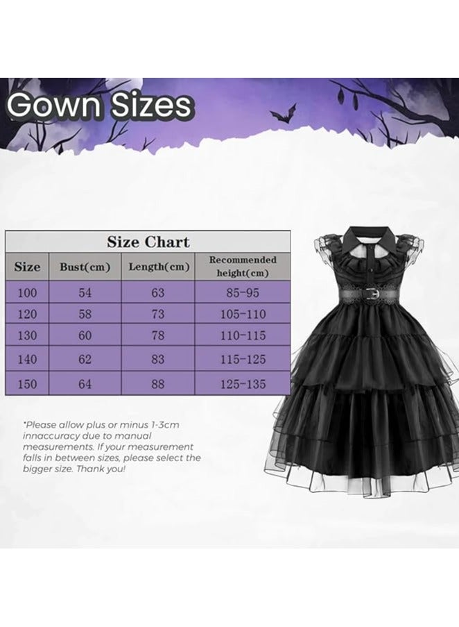 Home Smart Home Smart Girls Black Costume Dress with Accessories Cosplay Girls Dress Up Party Favor or Special Occasion  - Image 2