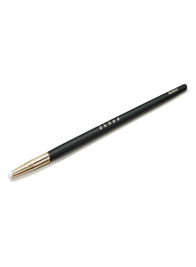 SOO ADOR okhee Under Eye Brush NUN08 – Professional Korean Eye Makeup Brush, Precision Under Eye & Tear Duct Brush for Pearl, Glitter & Soft Eye Definition - Image 5