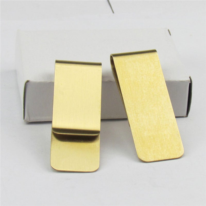 Retro Vintage Brass Money Pouch Clip Wallet Credit Cash Holder Clip - Image 3