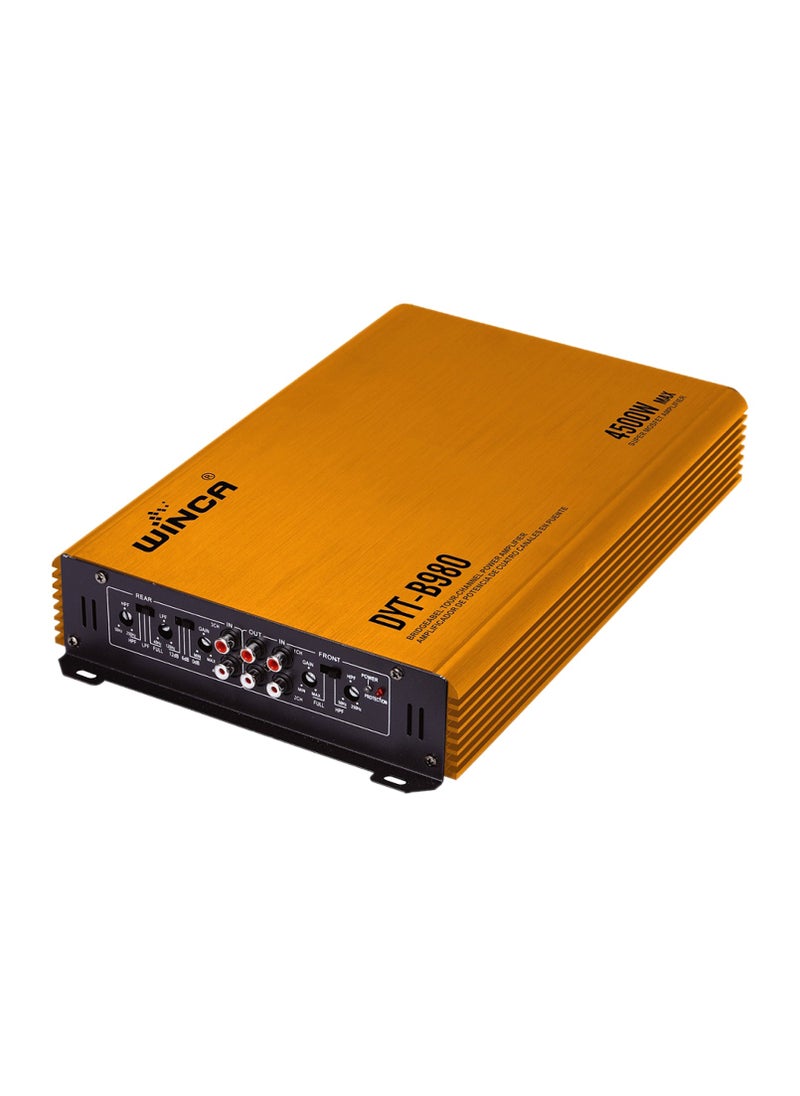 WINCA Car Amplifier, Audio Amplifier 4500W Multiple Protection High Sensitivity Low Power Loss for Stereo Speakers  - Image 1