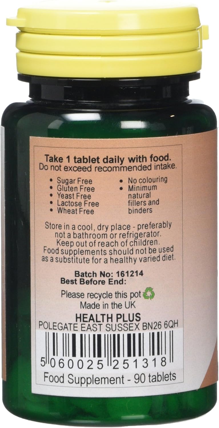 Health Plus مكمل المعادن زنك هيلث بلس 15 ملغ 90 قرص - Image 2