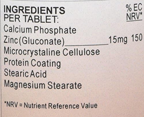 Health Plus مكمل المعادن زنك هيلث بلس 15 ملغ 90 قرص - Image 5