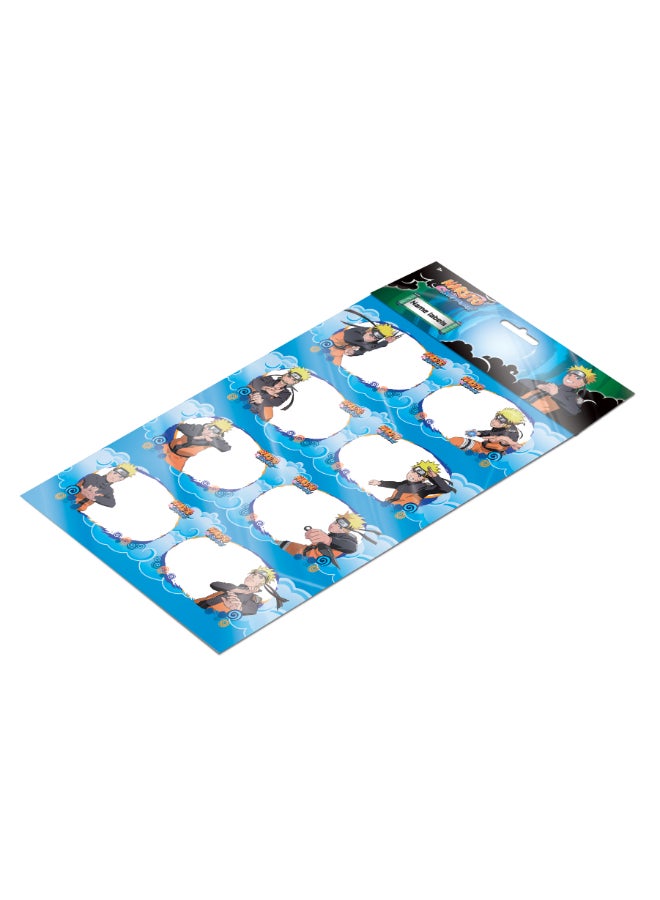 Naruto Name Label A4 2Sheet In Opp Bag