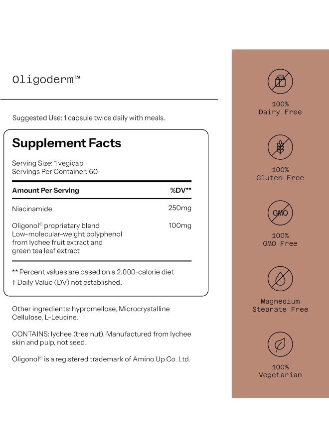 Quality of Life Oligoderm Skin Support Supplement for Healthy Skin - Image 2
