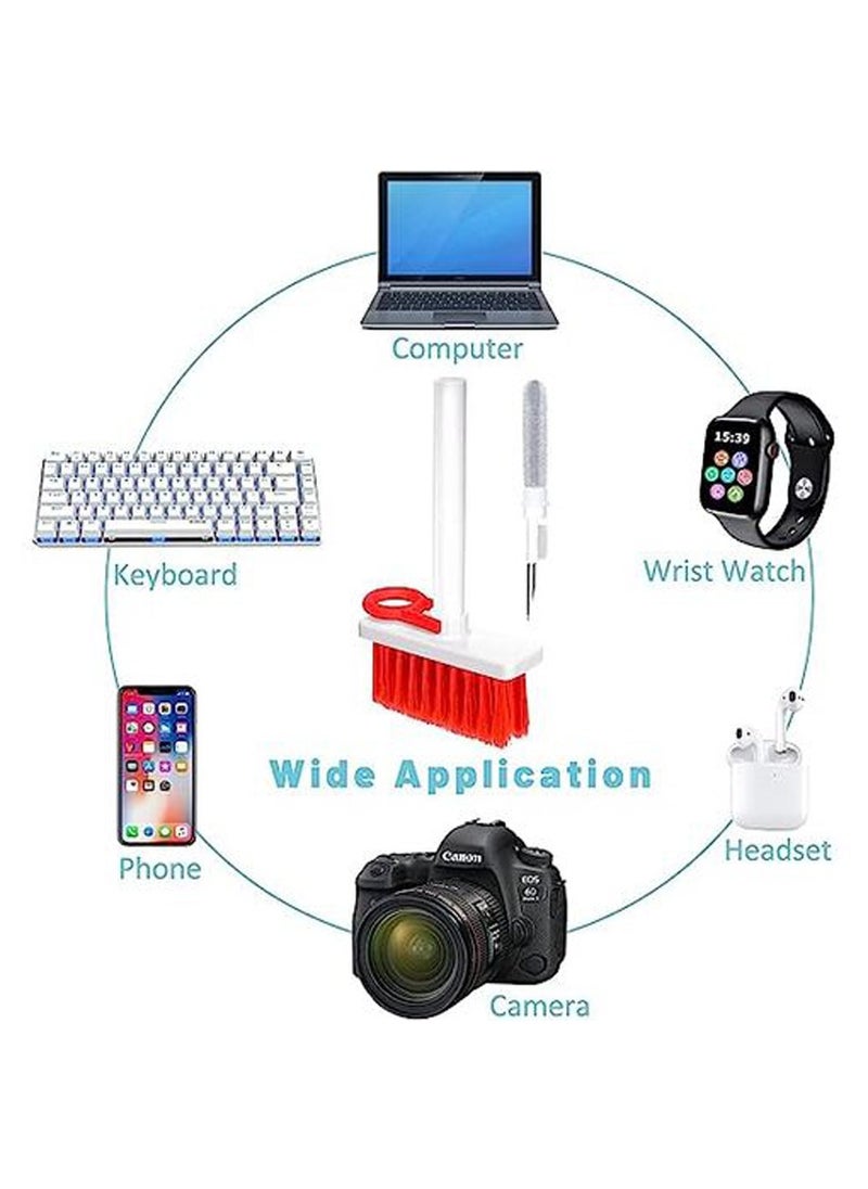 Generic - 5-in-1 Soft Multi-Function Cleaning Brush For Keyboard Lens Bluetooth Headset Air Pods Laptop - Image 1