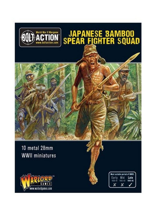 WARLORD GAMES Bolt Action: Japanese Bamboo Spear Fighter Squad - Image 1