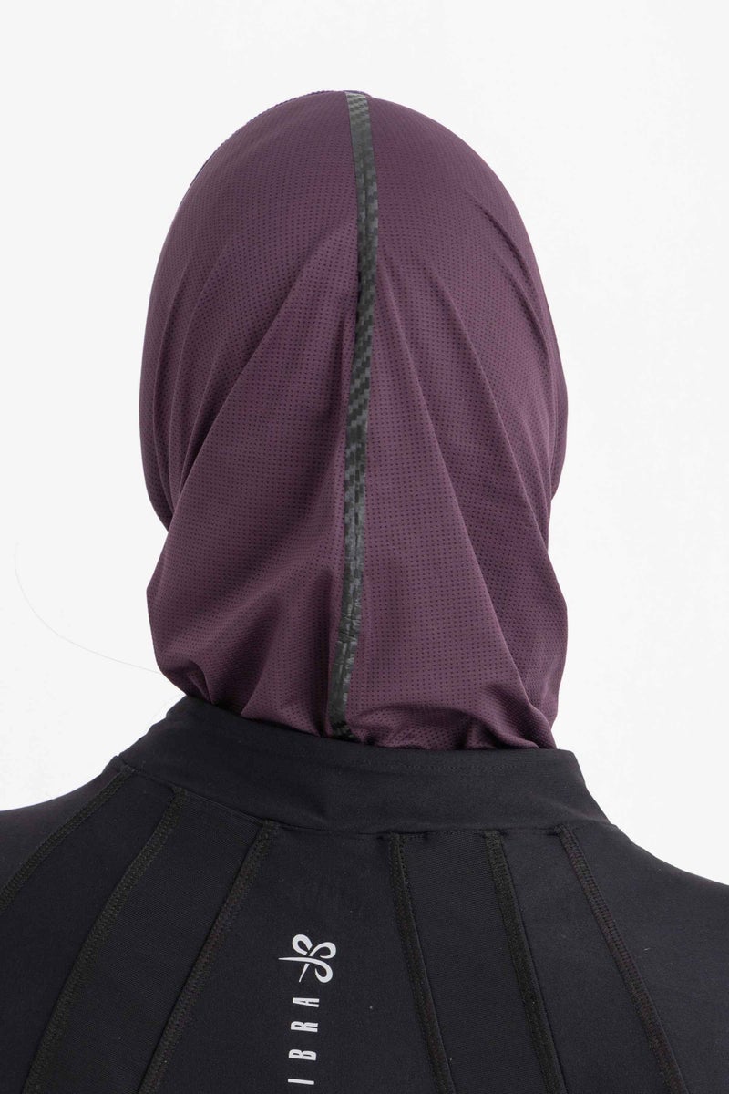 Libra Sport Hijab Light - Midnight plum - Image 5