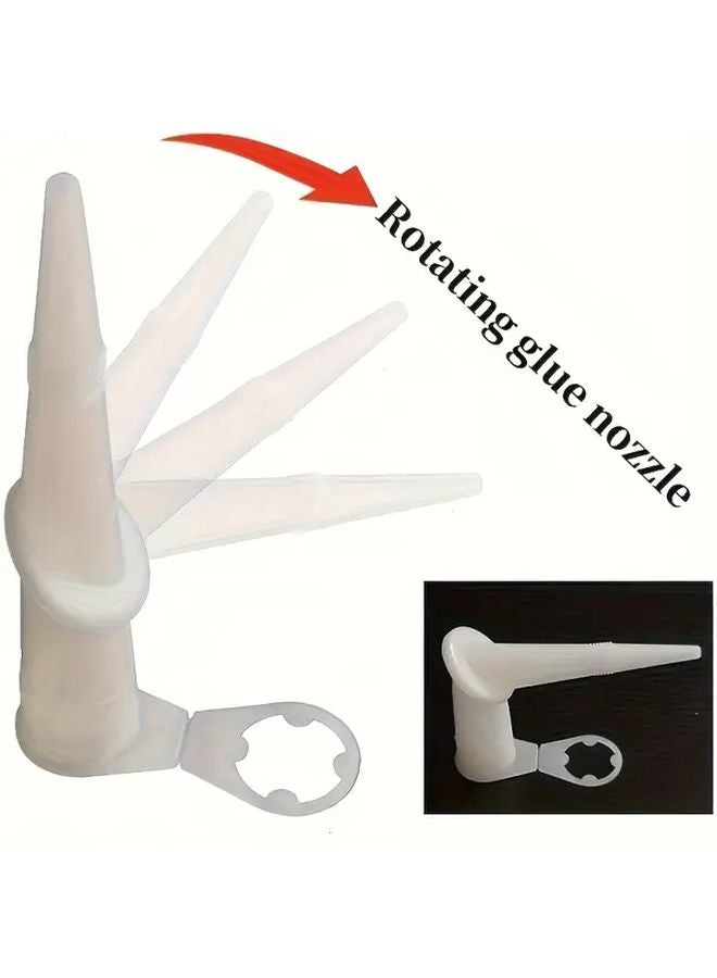 Rotatable Plastic Glue Nozzle Cap 1pc Household Sealant Application Tool - Image 3