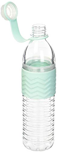 Copco Hydra 20 oz Tritan Water Bottle with Leak-Proof Lid & Textured Grip - BPA-Free, Dishwasher Safe, Easy Twist-Open for Ice & Fruit - Fits Cup Holders, Lightweight, Durable(Robins Egg Blue) - Image 4