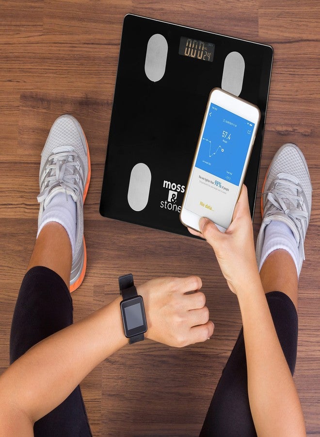 Moss & Stone Digital Body Weight Bathroom Scale Smart Scale - Image 4