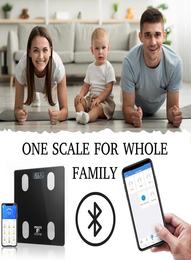 Moss & Stone Digital Body Weight Bathroom Scale Smart Scale - Image 3
