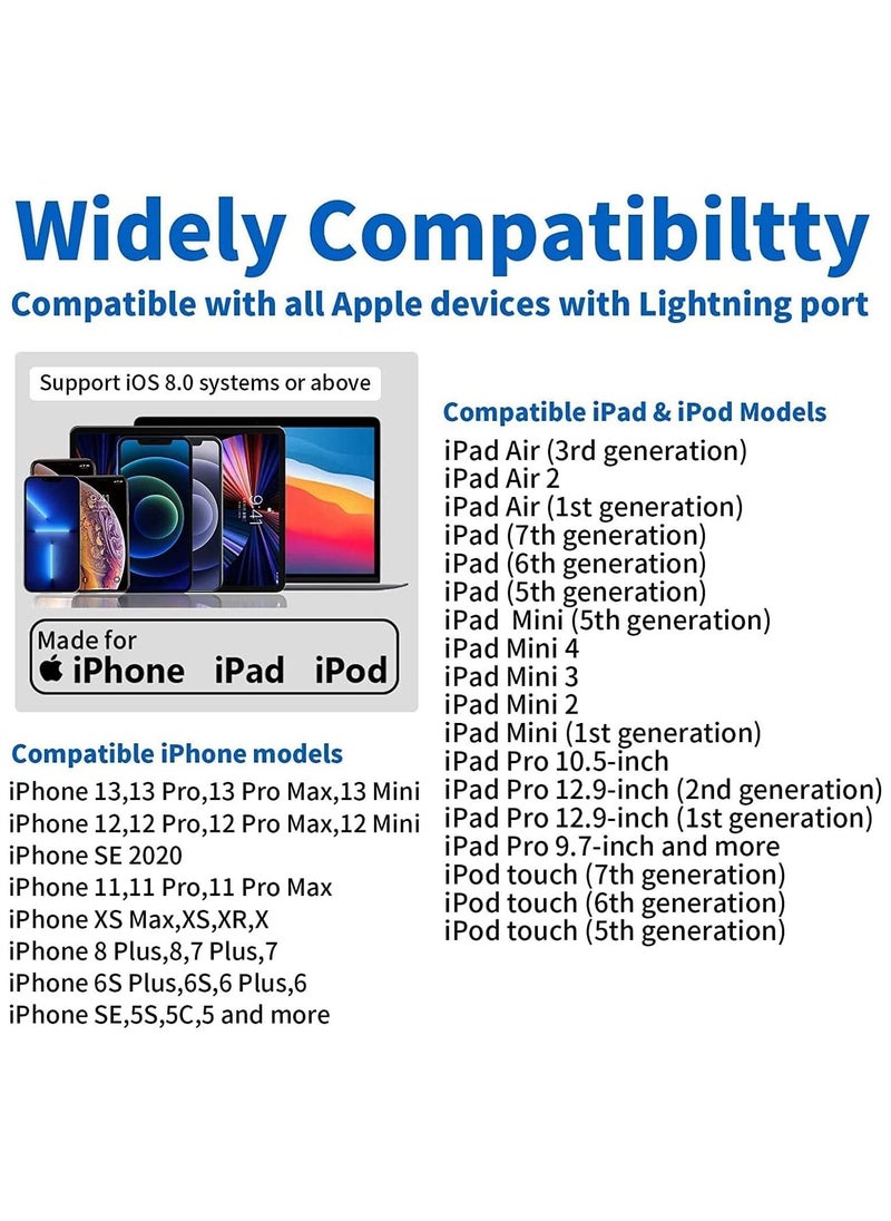 Generic - Lightning to HDMI Digital AV Adapter Cable Lightning to HDMI Adapter 2K HDTV Cable Compatible with iPhone iPad Digital AV Sync Screen Connector on HD TV Monitor Projector - Image 1