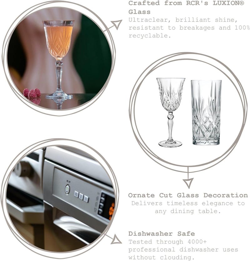 RCR Melodia Water Goblet set 6pc 21cl(238470) - Image 2