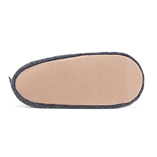 MUK LUKS Men's Morty Ragg Wool Slipper, Denim, 10-11 - Image 3