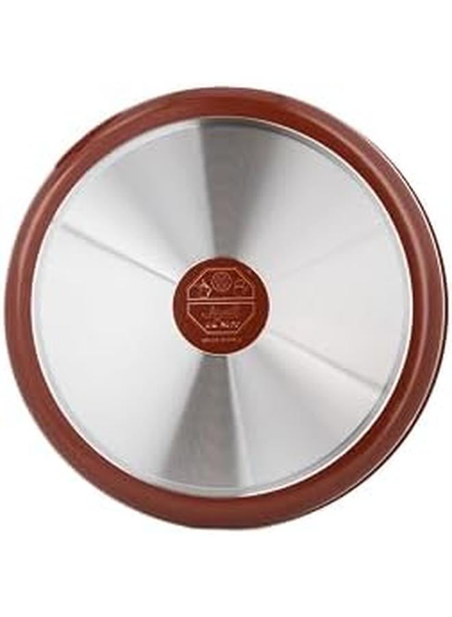 السيف  طقم صينية خبز دائرية غير لاصقة 4 قطع من فيترو 28 30 34 38 سم لون أحمر خمري 9705 4 4S - Image 4