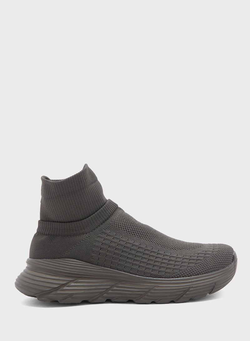 Seventy Five Casual Pull On Knitted Sneakers  - Image 1