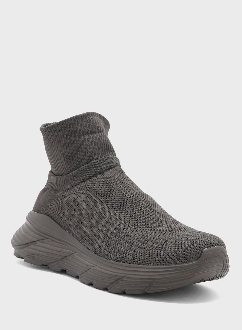 Seventy Five Casual Pull On Knitted Sneakers  - Image 2