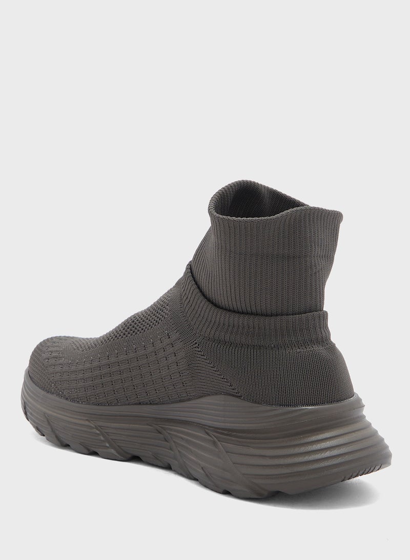 Seventy Five Casual Pull On Knitted Sneakers  - Image 3