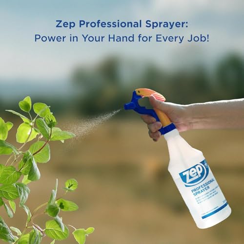 Zep Professional Sprayer Bottle - 32 oz (Pack of 3) - HDPRO1 - Versatile Adjustable Nozzle Spray Bottles with a Fine Mist or Powerful Spray, Refillable for Diluted Concentrate - Image 5