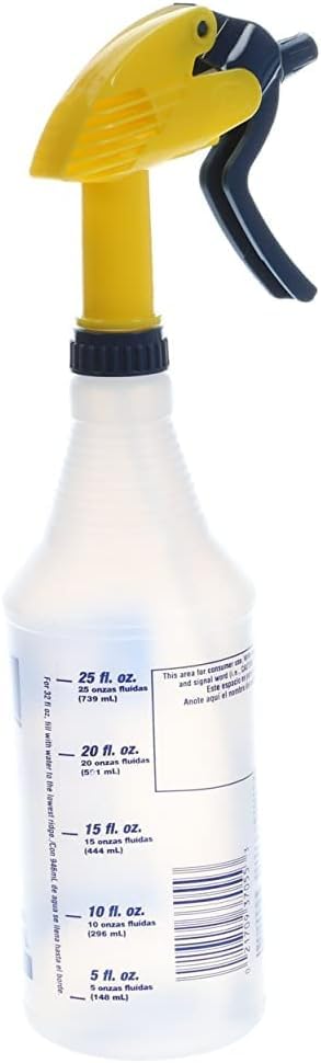 Zep Professional Sprayer Bottle - 32 oz (Pack of 3) - HDPRO1 - Versatile Adjustable Nozzle Spray Bottles with a Fine Mist or Powerful Spray, Refillable for Diluted Concentrate - Image 3