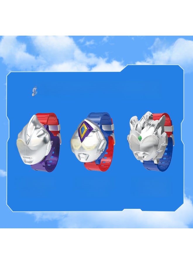 Generic - Genuine Smart Ultraman Watch Q Mecha Deformation Children Boys Girls Ultraman Hero Watch Toy-Color:Sanrio Watch-Big Ear Dog - Image 1