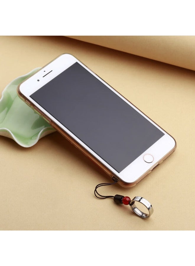 Sehan World Han Mobile Phone Pendant Mobile Phone Anti-Drop Ring Hanging Rope Pendant Pendant Pendant Multi-Function Keychain U Disk Wallet Finger Buckle Simple Men And Women Fashion Trend - Image 4