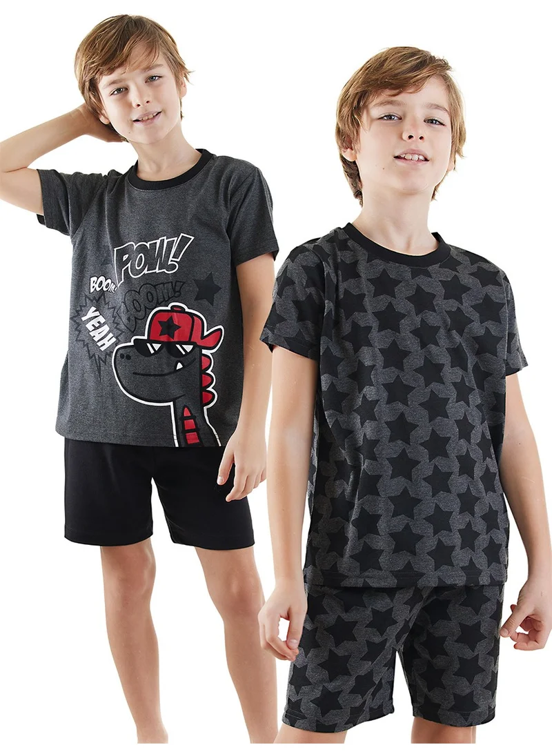 Denokids Starry Dino Boy 2-Piece Pajama Set