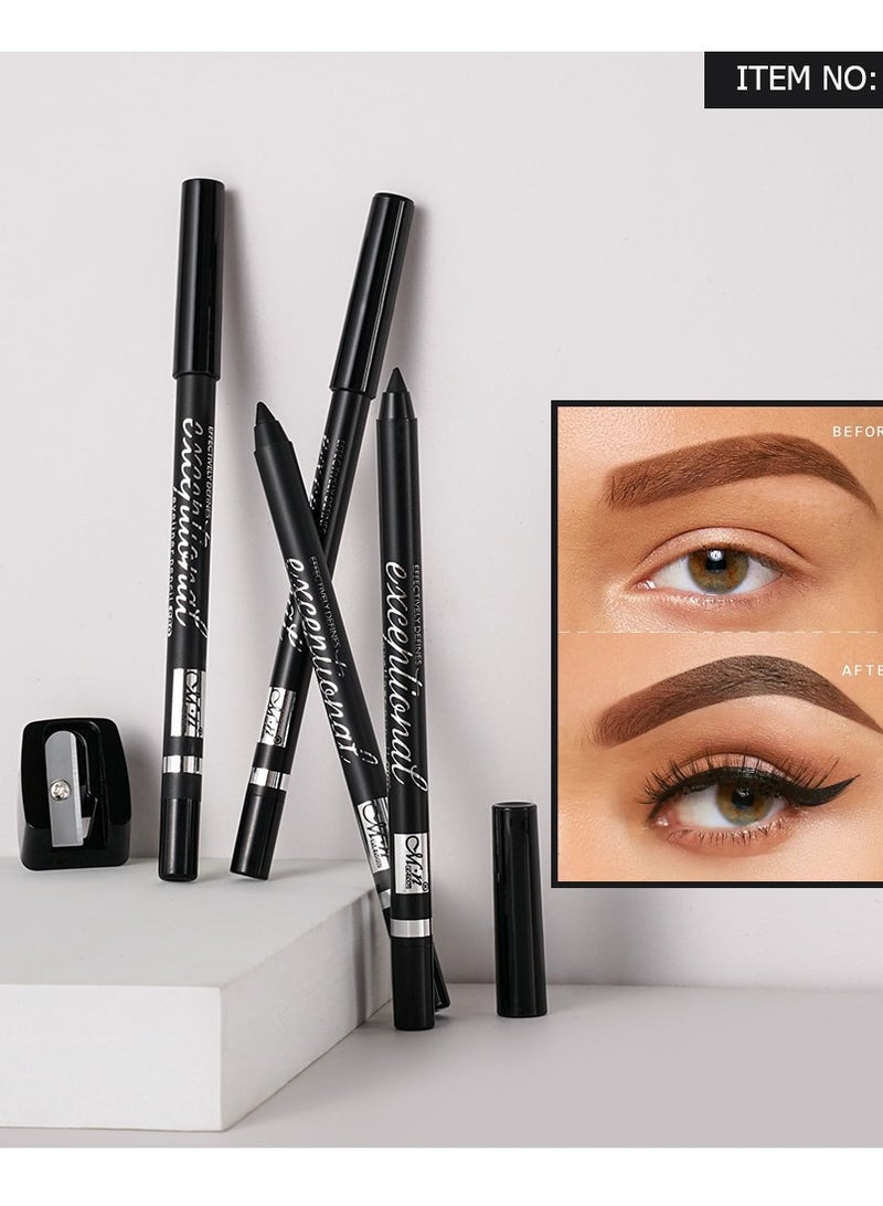 Waterproof Exceptional Eyeliner Pencil + Sharpener - Black